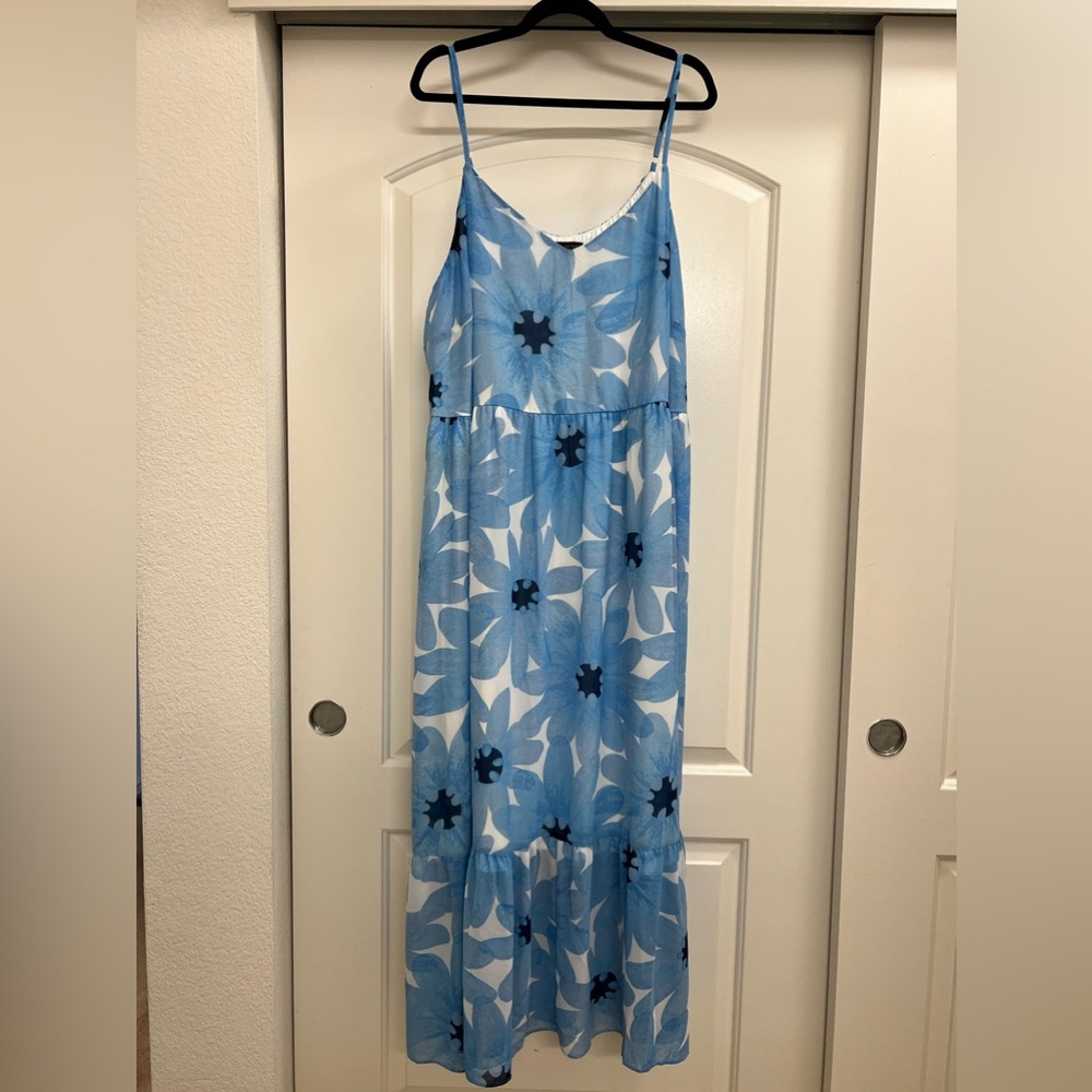 NWT Lane Bryant Floral Flowy Maxi Dress